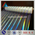 Bunte dekorative holographische metallisierte Laserfolie Flim